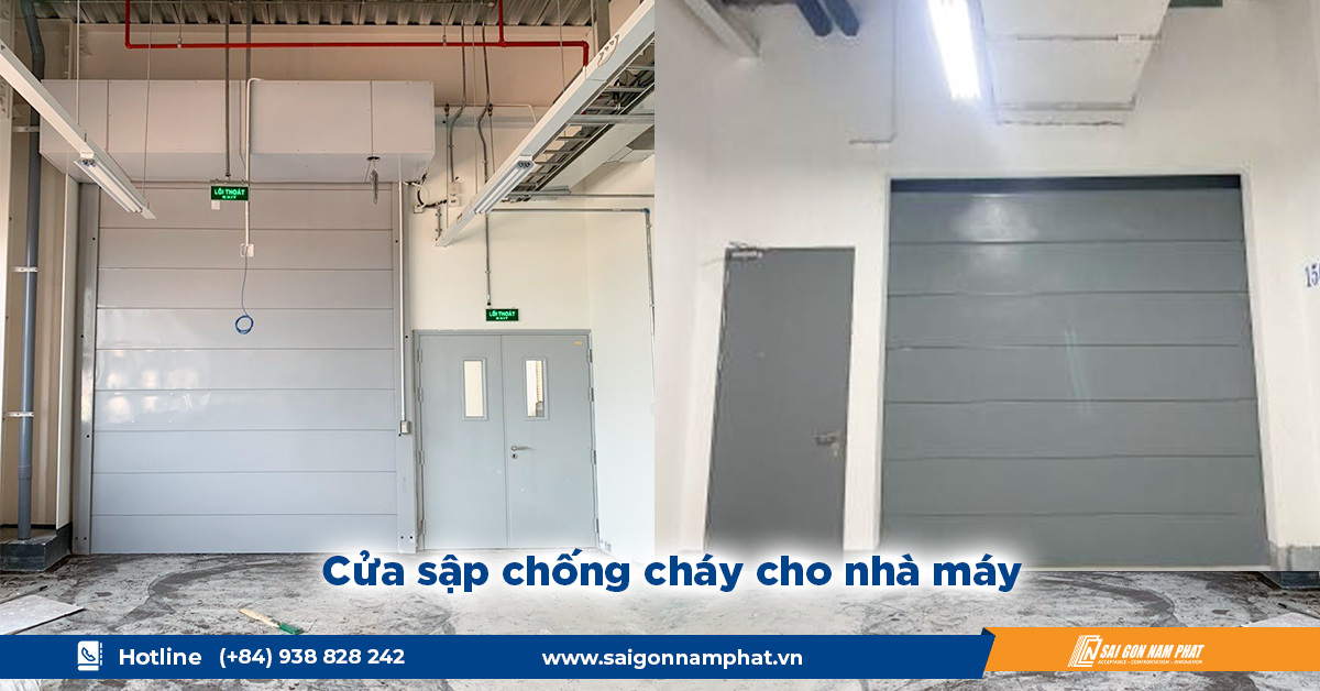 Cửa chống cháy là gì? Hướng dẫn toàn diện về cửa chống cháy 6 Cua sap chong chay cho nha may