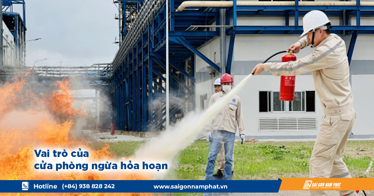 Lịch sử phát triển và tầm quan trọng của cửa chống cháy trong an toàn PCCC 3 Vai trò của cửa phòng ngừa hỏa hoạn